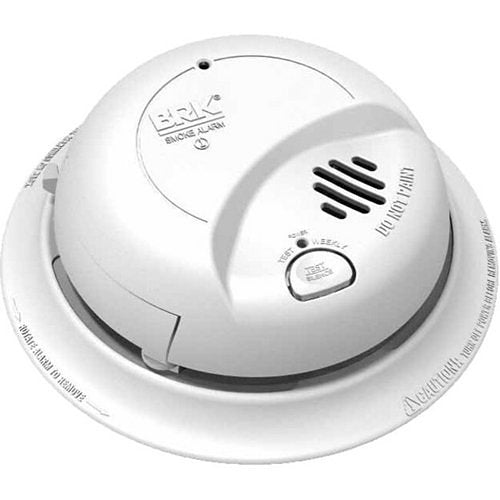 BRK 9120BA Hardwired Ionization Smoke Alarm with 9V Battery Backup