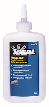 IDEAL INDUSTRIES 30-030 Noalox® Anti-Oxidant Compound Petroleum-Based Mixture, General Purpose 8 oz Squeeze Bottle Gray