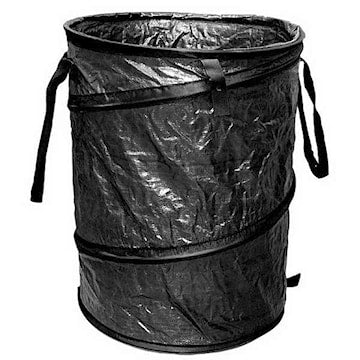 RACK-A-TIERS 51000 Garbage Can Exploding, Collapsible Black