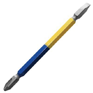 RACK-A-TIERS 72204BY Racky Bits™ Driver Bit Phillips and Slotted #2, 1/4 in