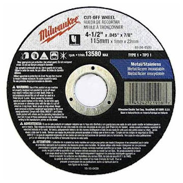 MILWAUKEE 49-94-4500 Cut-Off Wheel