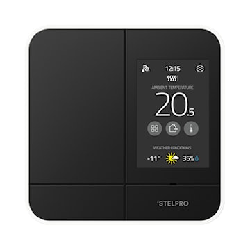 STELPRO SMC402AD Maestro™ Programmable Thermostat Controller 120/208/240 V, 16.7 A Black