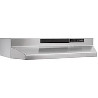 VENMAR BU230SS Range Hood 160 ft³/min 30 in W x 17-1/2 in D x 6 in H Stainless Steel