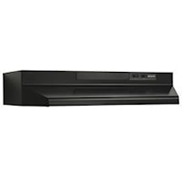 VENMAR BU230BL Range Hood 160 ft³/min 30 in W x 17-1/2 in D x 6 in H Black