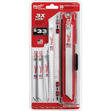 MILWAUKEE 49-22-3310 Sawzall® Assorted Reciprocating Blade Set