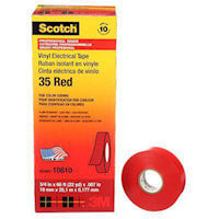 3M CANADA 35-3/4X66RD Scotch® Vinyl Insulating Tape 66 ft Lx 3/4 in W Vinyl Red
