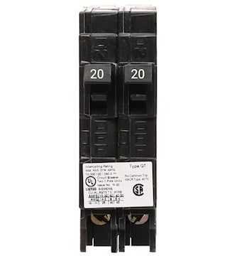 20/20 Amp 1 Pole Tandem Breaker