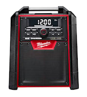 MILWAUKEE 2792-20 M18™ Jobsite Charger Radio FM/AM, AUX, Bluetooth, Cordless 18 V Lithium-Ion Battery