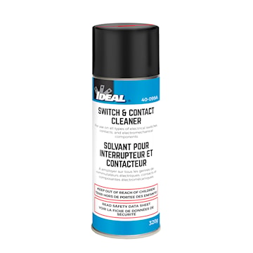 IDEAL INDUSTRIES 40-099A Switch and Contact Cleaner 16 oz Aerosol Can Aerosol