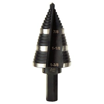 KLEIN TOOLS KTSB15 Step Drill Bit 7/8 in 1-3/8 in