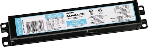 PHILIPS 197996 Advance Fluorescent Ballast Electronic, Multiwatt, Encapsulated Instant Start Start 3 Lamps 32 W U-Shaped T8 Fluorescent Lamps 347 V,