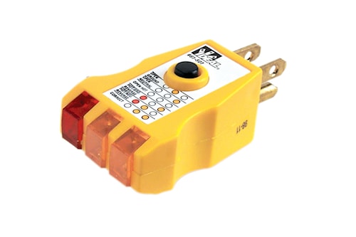 IDEAL INDUSTRIES 61-501 GFCI Receptacle Tester GFI Receptacle 120 VAC