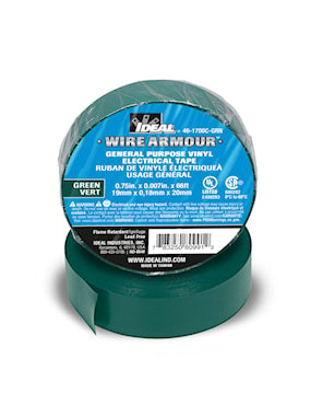 NESCO 46-1700C-GRN 3/4"X66'X 7MIL, GP TAPE, GREEN