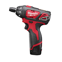 MILWAUKEE 2401-22 M12™ Screwdriver Drill Kit 12 VDC, 1/4 in Hex