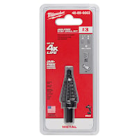 MILWAUKEE 48-89-9203 Step Drill Bit 9 Steps 1/4 in 3/4 in