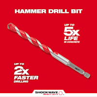 MILWAUKEE 48-20-9011 1/4X4X6 CARBIDE DRILLBIT