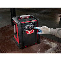 MILWAUKEE 2792-20 M18™ Jobsite Charger Radio FM/AM, AUX, Bluetooth, Cordless 18 V Lithium-Ion Battery