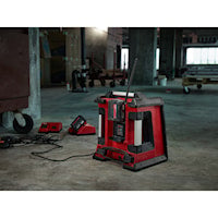MILWAUKEE 2792-20 M18™ Jobsite Charger Radio FM/AM, AUX, Bluetooth, Cordless 18 V Lithium-Ion Battery