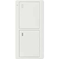 LUTRON PJ2-2B-GWH-L02 Pico® Remote Control Switch with Power Icon Labelling Wireless, 2-Button, Radio Frequency White