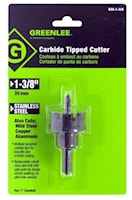 EMERSON PROFESSIONAL TOOLS 625-1-3/8 Hole Cutter 1-3/8 in 3/8 in Shank Carbide Tipped