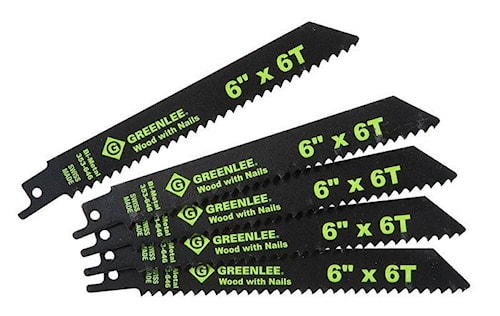 6 in x 6 TPI Reciprocating Saw Blade