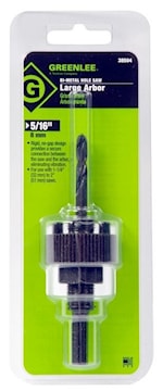 EMERSON PROFESSIONAL TOOLS 38504 Hole Saw Arbor 3/8 in diameter High Speed Steel