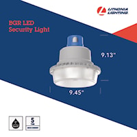 ACUITY 27702H LED Barn Light 2PK3CCT 120/277V