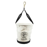 KLEIN TOOLS 5172PS Tapered-Wall Bucket with Shoulder Strap Heavy Duty, 15-Compartment