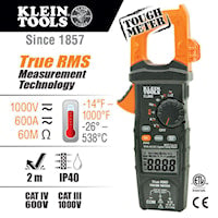 KLEIN TOOLS CL800 Clamp Meter AC/DC, Automatic Selection