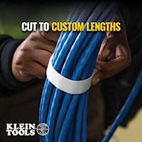 KLEIN TOOLS 450-960 Hook&Loop Tape3/4IN 25FTWHTE CUST LEN CABLE TIE