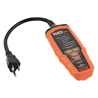 KLEIN TOOLS RT310 AFCI/GFCI Electrical Battery Operated Outlet Tester AFCI/GFCI Electrical Battery Operated Outlet Tester 120 VAC,