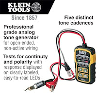 KLEIN TOOLS VDV500-820 Cable Tracer with Probe Tone Kit Tone Generator Tracing Probe