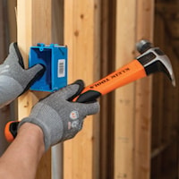 KLEIN TOOLS H80816 STRAIGHT-CLAW HAMMER, 16 OZ, 13"