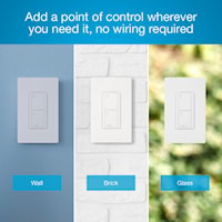 LUTRON PJ2-2B-GWH-P01 Pico® Remote Control Switch Wireless, Entrance Scene White