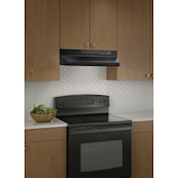 VENMAR BU230BL Range Hood 160 ft³/min 30 in W x 17-1/2 in D x 6 in H Black