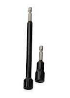 RACK-A-TIERS 70961BK Power Insert Bit 1/2 in Socket Hex 1/2 in Shank