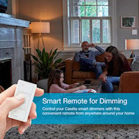 LUTRON PJ2-3BRL-GBL-L01 Pico® Remote Control Switch with Light Icon Labeling Wireless, 3-Button Black