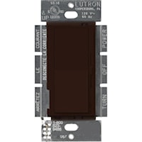 LUTRON DVFSQ-F-BR-CSA Diva Fan Control 1-Pole, 3-Way 1.5 A, Brown