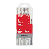MILWAUKEE 48-20-7490 Rotary Hammer Drill Set Carbide