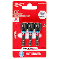 MILWAUKEE 49-66-4525 Shockwave™ Magnetic Tip Nut Driver 3/8 IN