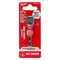 MILWAUKEE 49-66-4537 Shockwave™ Magnetic Tip Nut Driver 1/2 IN Hexagonal