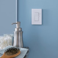 LUTRON CW-1-BL Claro Switch/Dimmer Wallplate 1 Gangs Black 119 mm Lx 75 mm W