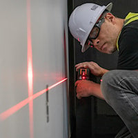 KLEIN TOOLS 93LCLS Laser Level with Plumb Spot Self-Leveling, Cross-Line +/-3/32 in Per 33 ft +/-