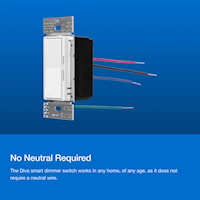 LUTRON DVRF-PKG1D-WH DIVA SMART DIMMER