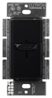 LUTRON SFSQ-F-BL-CSA Skylark Fan Controller Slide-to-Off, 3 Speed Quiet, Slide Switch 1.5 A, Black
