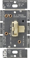 LUTRON AYFSQ-F-IV-CSA Ariadni Fan Control 1-Pole, 3-Way, 3-Speed 1.5 A, Ivory