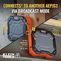 KLEIN TOOLS AEPJS3 15W WIRELESSJOBSITE SPEAKER