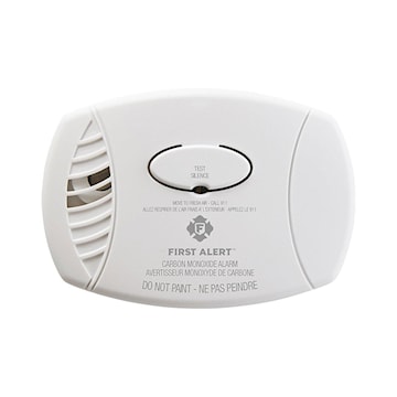 FIRST ALERT 1039196 Carbon Monoxide Alarm Single Test/Silence Button