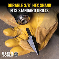 KLEIN TOOLS KTSB11 Step Drill Bit 7/8 in 1-1/8 in