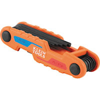 KLEIN TOOLS 70590 COMPACT FOLDING HEX 12-KEY SET